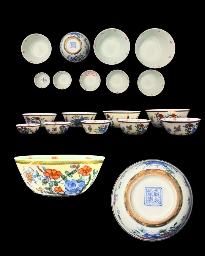 F000316 大明成化鬥彩雞公杯