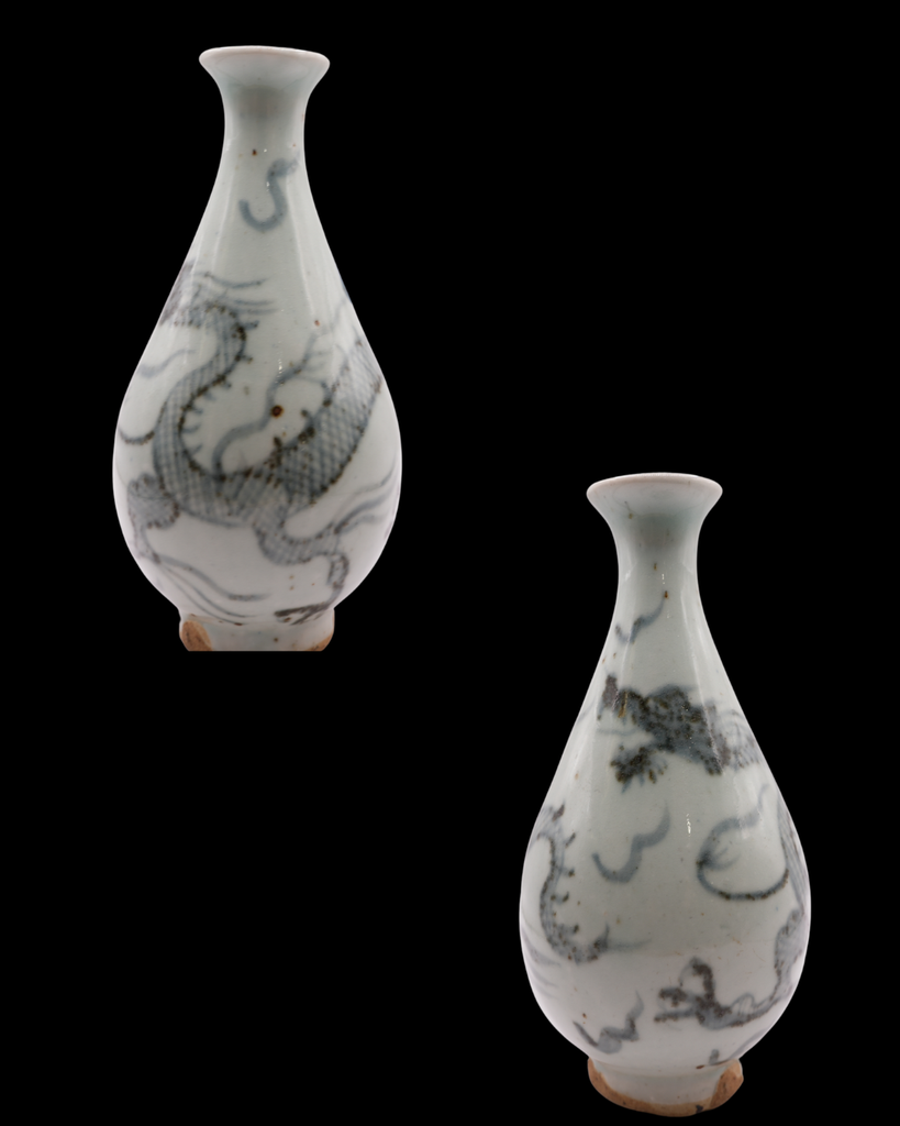 F000372 細玉壺春青花