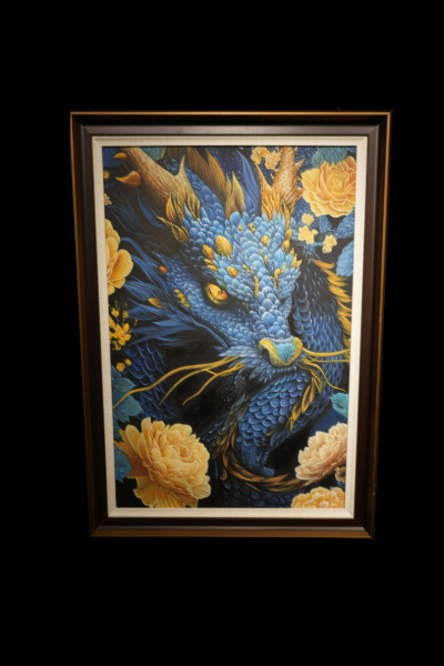 F000464 吳子逸  - 油画 [蒼龍] 