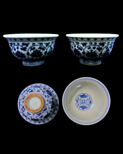 F000317 永樂壓手對杯