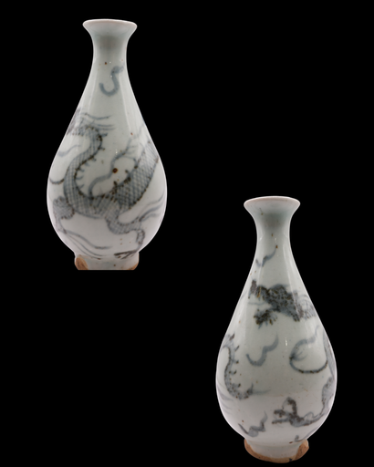 F000372 細玉壺春青花