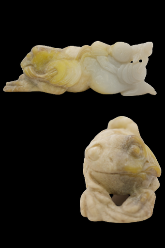 F000402 黃白玉“神獸”
