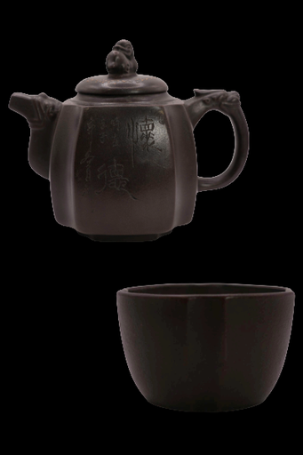 F000434 顧景舟 - [四方抽角套壺] 